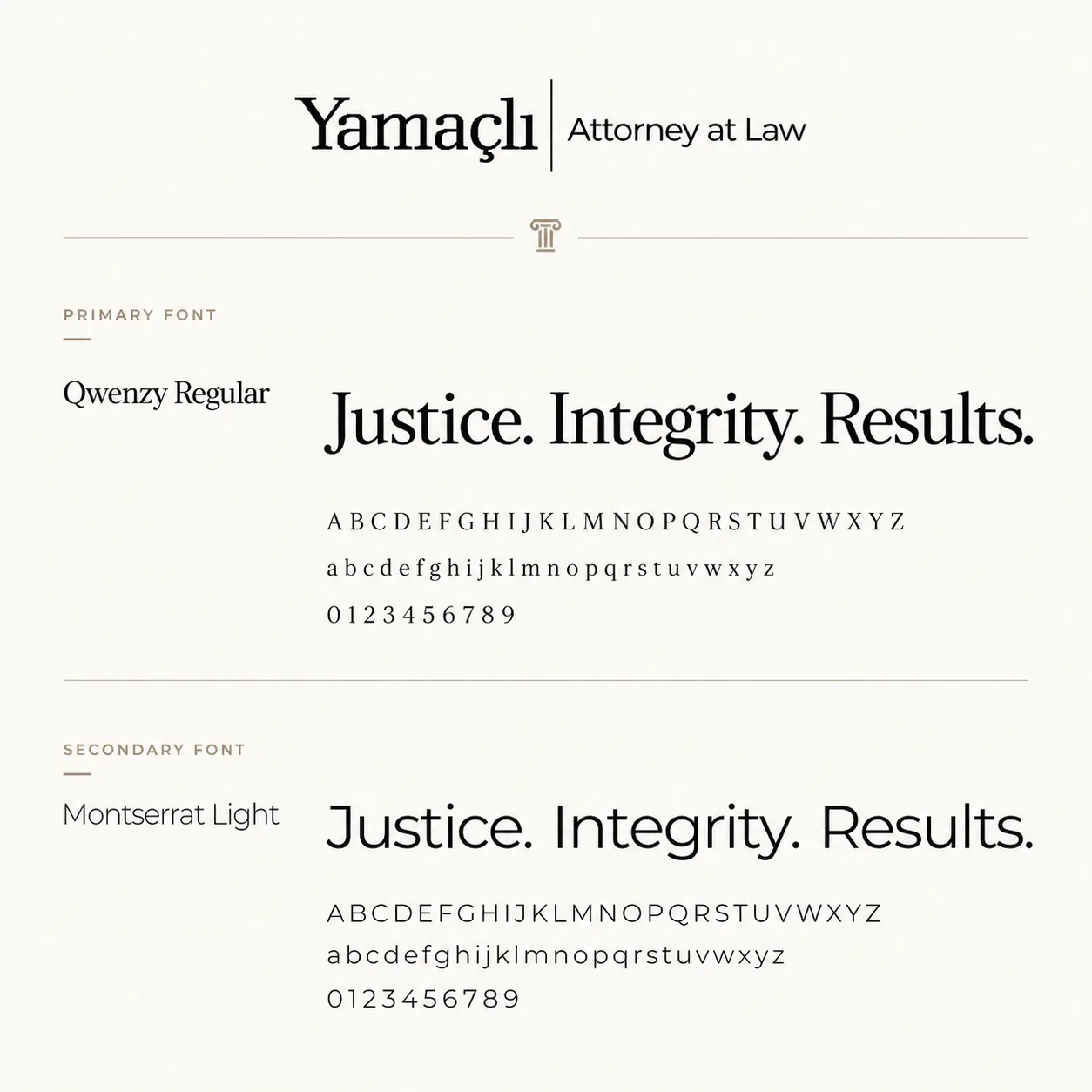 Yamaçlı Hukuk Bürosu — Brand